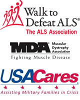 Walk to Defeat ALS, The ALS Association | MDA Muscular Dystrophy Association, Fighing Muscle Disease | USA Cares, Assistin Military Family in Crisis