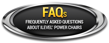 FAQs - Frequently asked questions about iLevel Power Chairs.